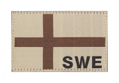 Nášivka Claw Gear vlajka Švédsko - desert