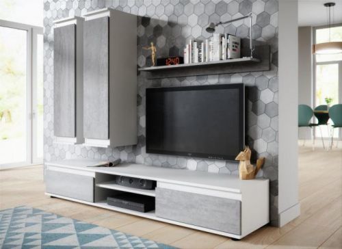 Falco Obývací stěna Cher bílá/beton