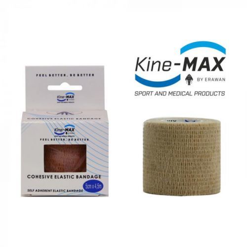 Kine-MAX Samofixační elastické obinadlo-5cm,7,5cm,10cm - béžová béžová 10cm