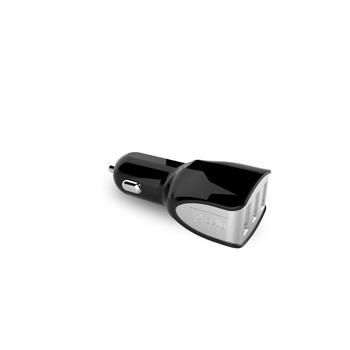 CL autonabíječka CELLY s 3 x USB, 4,4 A, černá