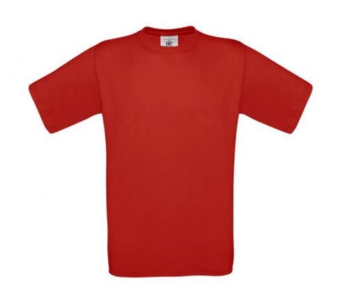 Tričko B&C Exact 150 - červené