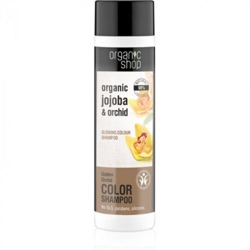 Organic Shop Organic Jojoba & Orchid zjemňující šampon pro zvýraznění