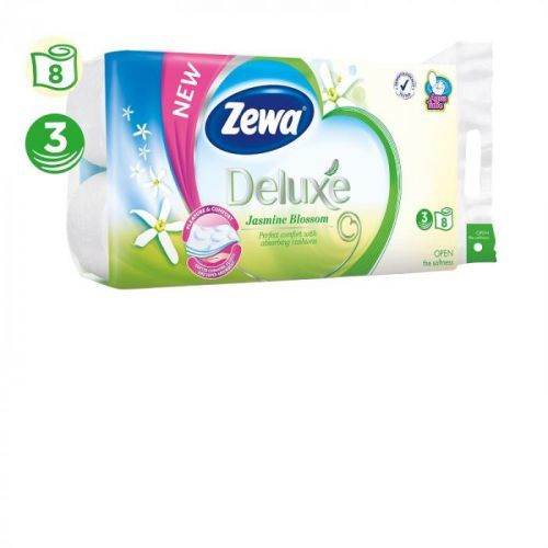 Zewa deluxe Jasmínové květy toaletní papír, parfémovaný, 3vrstvý 8x150