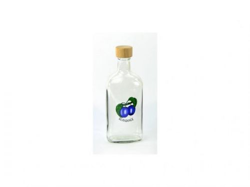 Láhev sklo 700ml GIN s víčkem ŠVESTKA