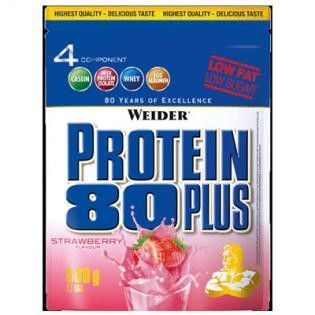 Weider, Protein 80 Plus, 500 g, Raspberry-Cream
