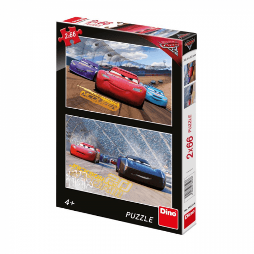 Dino Toys | Puzzle 2x66 dílků Cars 3: Závod