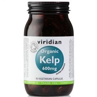VIRIDIAN nutrition Organic Kelp 600mg 90 kapslí