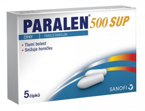 PARALEN 500 SUP 5x500mg čípek