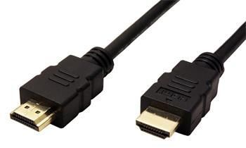 Roline High Speed HDMI kabel s Ethernetem, HDMI A(M) - HDMI A(M), ohebný (TPE), černý, 1,5m