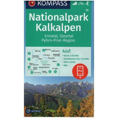 Nationalpark Kalkalpen, Ennstal, Steyrtal, Pyhrn-Priel   70  NKOM
					 - neuveden