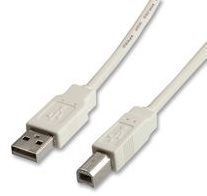 USB 2.0 kabel A-B 3m bílý