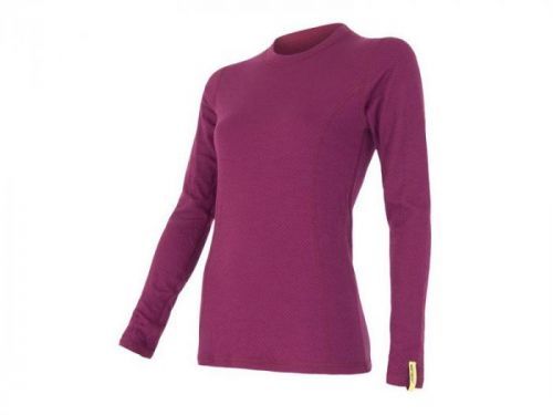 Triko Sensor Double Face Merino Wool - dámské,  dl rukáv,  lilla - velikost L