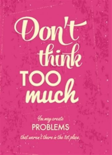 Zápisník - Don't think too much
					 - neuveden
