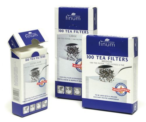 Papírové filtry na čaj, velikost L - 40 ks