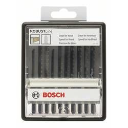 10dílná sada pilových plátků Robust Line Wood Expert, se stopkou T - - Bosch Accessories 2607010540 Sägeblatt