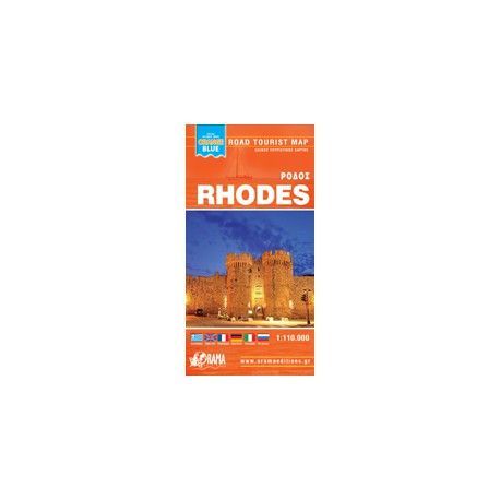 ORAMA Rhodes/Rhodos 1:110 000 turistická mapa