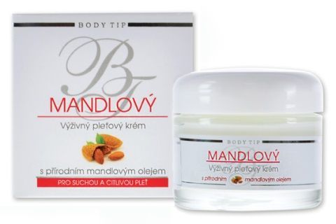 Vivaco BODY TIP Mandlový výživný pleťový krém 50 ml