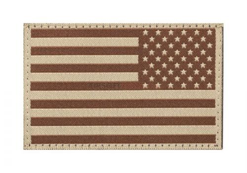 Nášivka Claw Gear vlajka USA pravá - desert