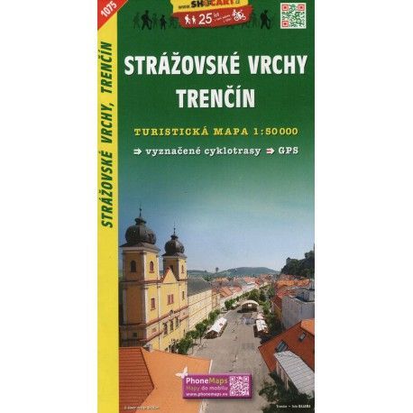 SHOCart 1075 Strážovské vrchy, Trenčín 1:50 000 turistická mapa