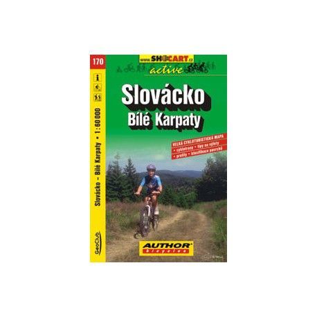 SHOCart 170 Slovácko, Bílé Karpaty 1:60 000 cykloturistická mapa
