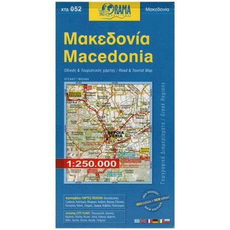 ORAMA 052 Macedonia/Řecká Makedonie 1:250 000 automapa