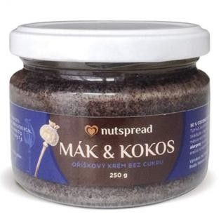 Nutspread 100% Kokosovo-makové máslo 250g