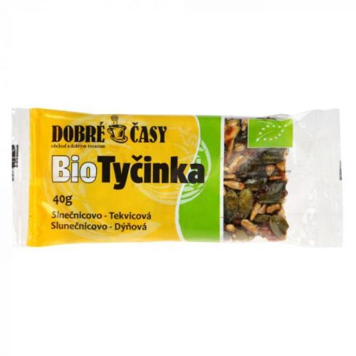 VÝPRODEJ!!!Tyčinka slunečnicovo-dýňová 40 g BIO   DOBRÉ ČASY