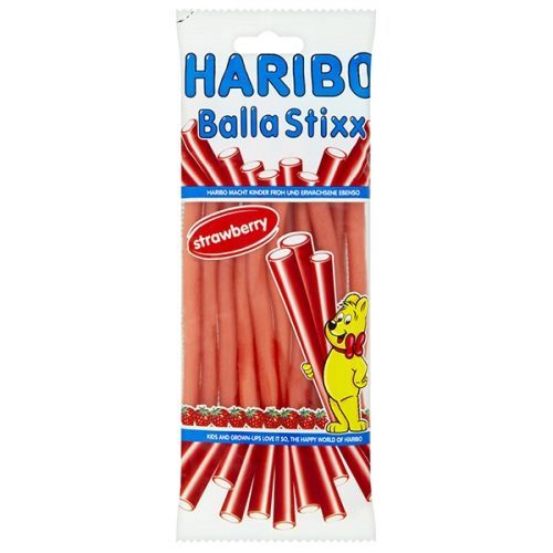 Haribo Balla Stixx Strawberry 80g