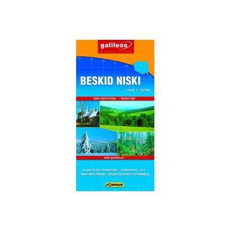 Galileos Beskid Niski/Nízké Beskydy 1:50 000 turistická mapa