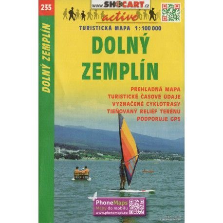 SHOCart 235 Dolný Zemplín 1:100 000 turistická mapa