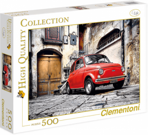 Clementoni | Clementoni - Puzzle 500, FIAT 500