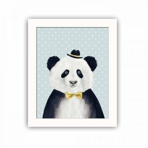 Dekorativní obraz Panda, 28,5 x 23,5 cm