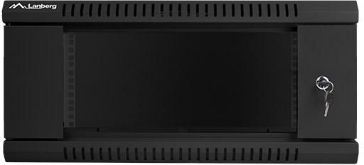 LANBERG Nástěnný rack 19'' 4U 600X450mm černý (WF01-6404-10B)