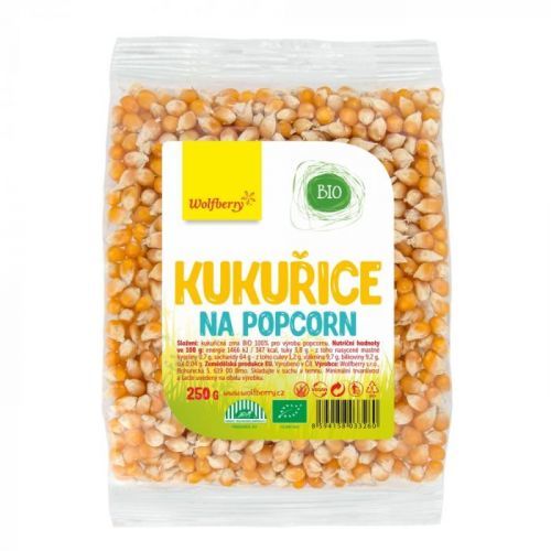 WOLFBERRY Kukuřice na popcorn BIO 250 g