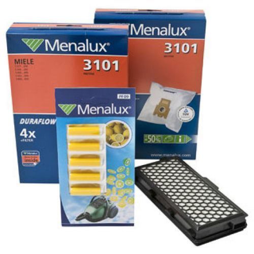 8 sáčků, HEPA filtr H12, filtry, vůně do vysavače MIELE S4, S5, S6, S8 - Menalux MSK2 Menalux