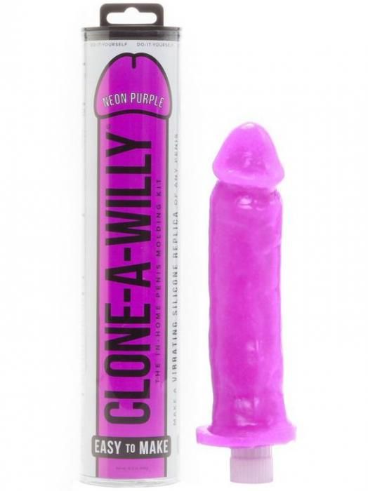 Clone-A-Willy Clone-A-Willy Neon Purple (vibrátor) - sada pro odlitek penisu