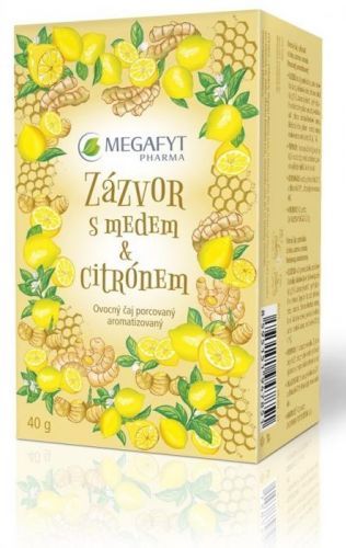 Megafyt Ovocný Zázvor s medem a citrónem n.s.20x2g