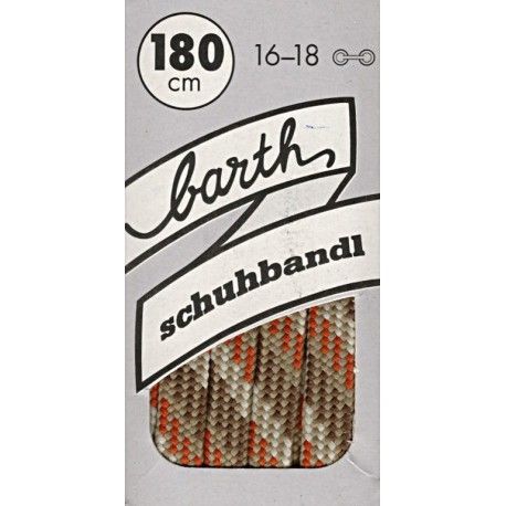 Barth Bergsport Halbrund půlkulaté/180 cm/barva 291 tkaničky do bot