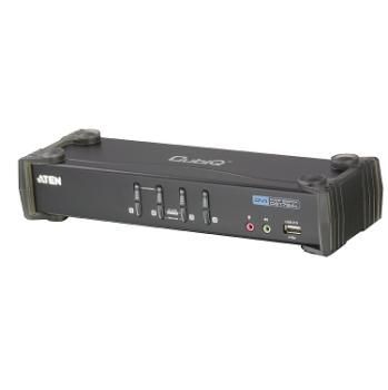 Aten CS-1764A DataSwitch elektronický 4:1 (kláv.,DVI,myš,audio) USB + 2 USB periferie