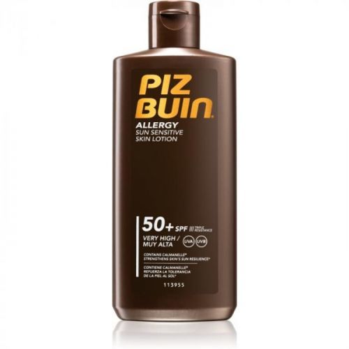 Piz Buin Allergy mléko na opalování pro citlivou pokožku SPF 50 200 ml