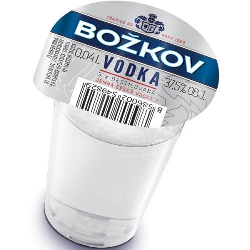 Panák 0,04l Vodka 37,5% Božkov