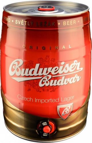 Budweiser Budvar B:original světlý ležák pivo - soudek