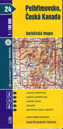 Pelhřimovsko, Česká Kanada 24. turistická mapa
					 - neuveden