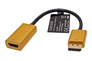 Roline GOLD konvertor DP(M) -> HDMI(F), 4K2K@30Hz