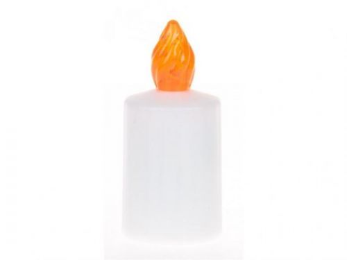 Svíčka LED elektrická ZD1 oranžová 10cm, 88dnů