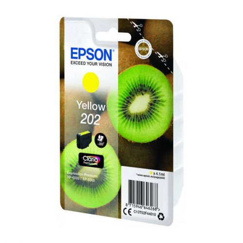 Epson 202 C13T02F44010 žlutá (yellow) originální cartridge