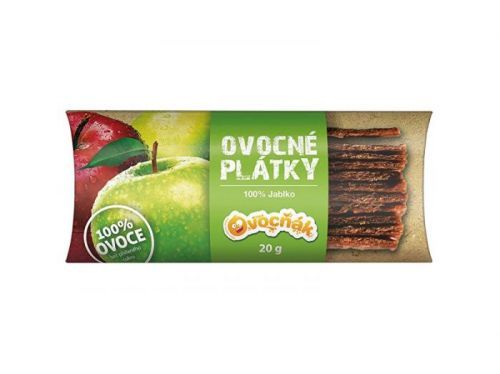 Ovocňák Ovocné plátky Jablko 100% 20g