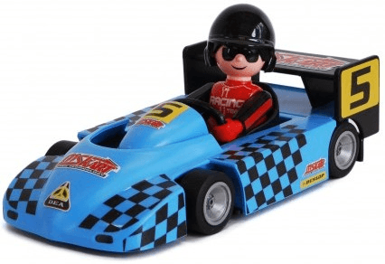 FARO 254 Auto 1:18 Superkart s Igráčkem, sv. modrá barva