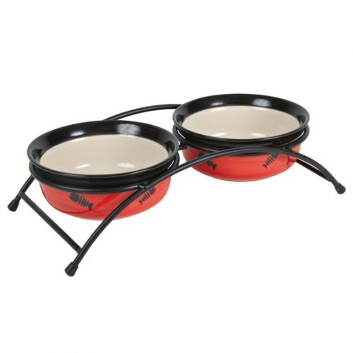 Set keramických misek se stojánkem 2x0,25 l