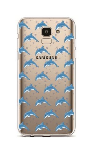 Kryt TopQ Samsung J6 silikon Dolphins 37879